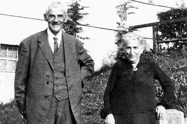 Родители Франца Кафки в старости. 