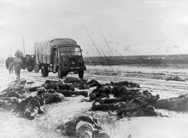 Трупы немецких солдат юго-западнее Сталинграда