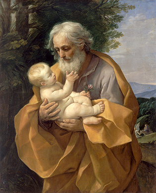 Гвидо Рени. "Иосиф с Младенцем Христом на руках". 