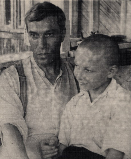 Борис Пастернак с сыном Леонидом