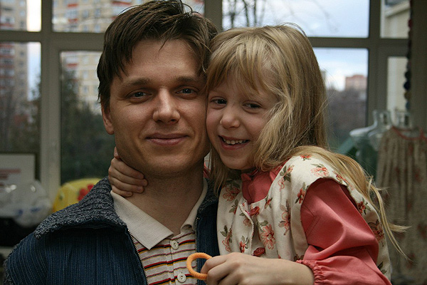 Руслан Ткаченко с дочерью