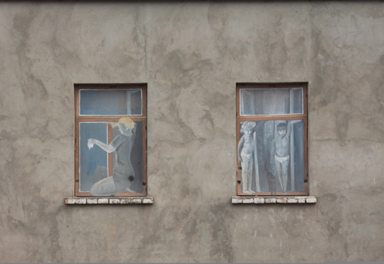 Рисунки на одном из боровских домов. photosight.ru. Фото: Алина Соломко