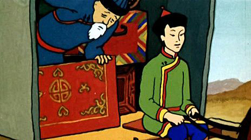 Кадр из мультфильма "У старости - мудрость"