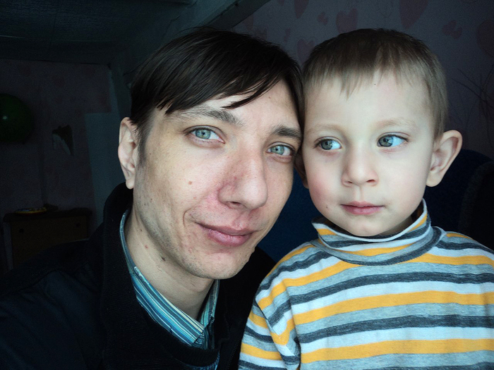 Виталий Уразов с сыном Иоанном