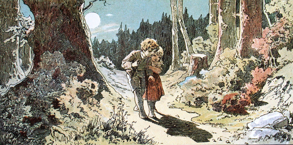 Иллюстрация к сказке "Гензель и Гретель", Alexander Zick