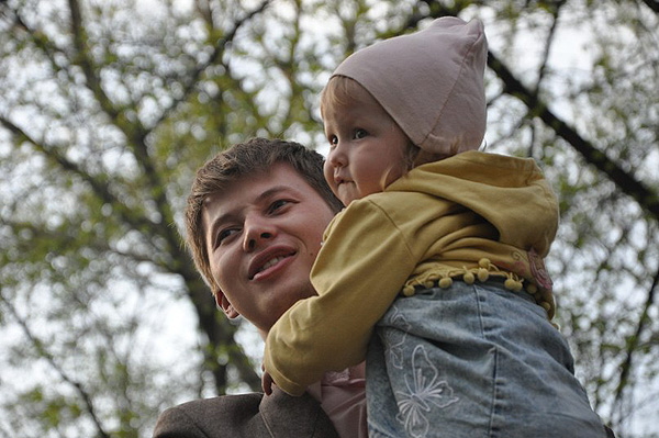 Григорий Сайфуллин с дочкой