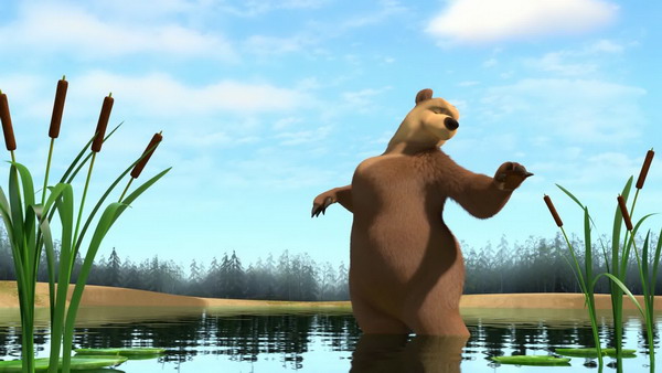 Медведица из мультсериала "Маша и Медведь"