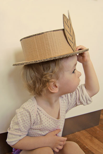 Как сделать шляпу из картона