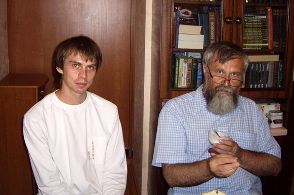Алексей Мосин с сыном Дмитрием